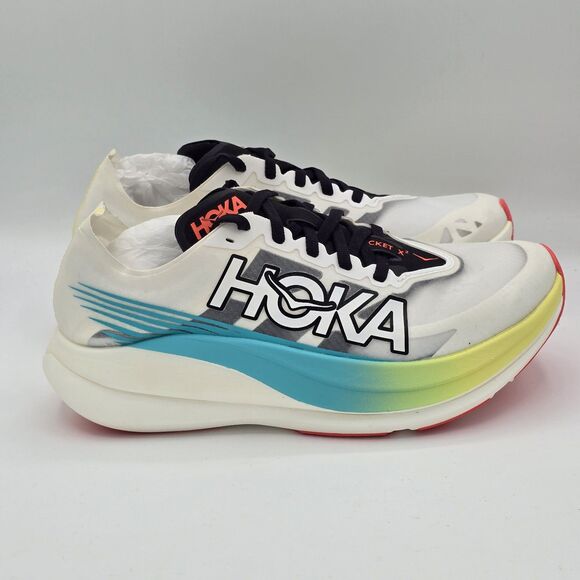 HOKA Rocket X 2 Carbon Plate Running Shoes Yuzu Cielo Blue Women’s 8 Men’s 7 main image 6